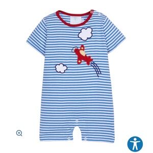 Little English Airplane Romper